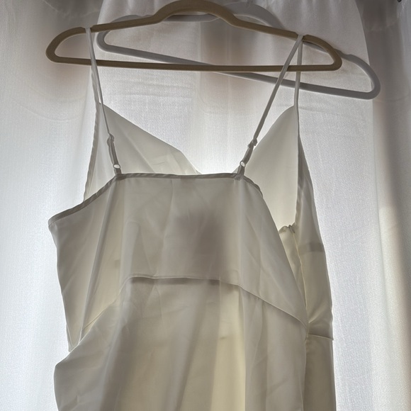 White Ruched Dress - Picture 4 of 4